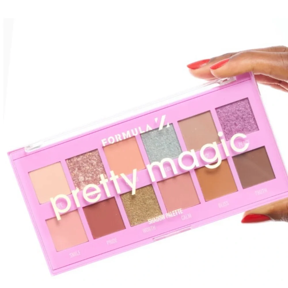 Pretty Magic Pink and Purple Eyeshadow Palette 10 Shades